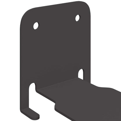 Onzichtbare Zwevende Plank 4 pcs Zwart 6 x 11 x 6.5 cm Metaal