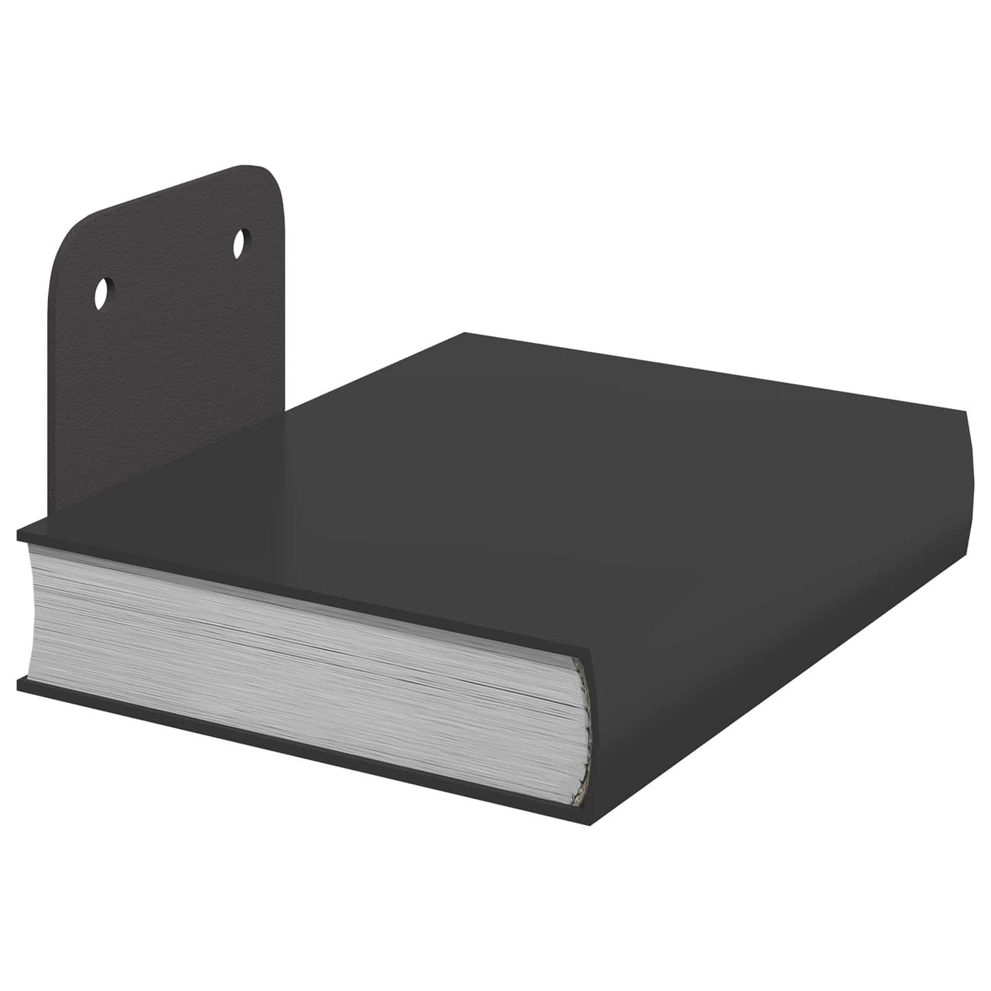 Onzichtbare Zwevende Plank 4 pcs Zwart 6 x 11 x 6.5 cm Metaal
