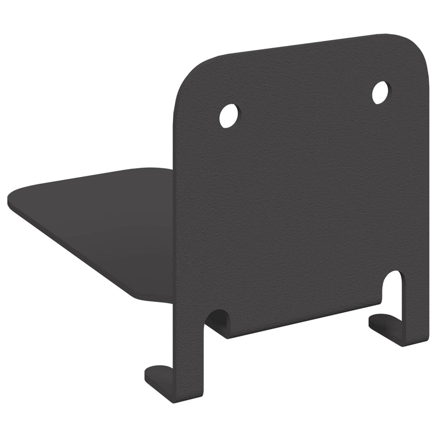 Drijvende plank met plank 8 pcs Zwart 6 x 10,8 x 6,6 cm