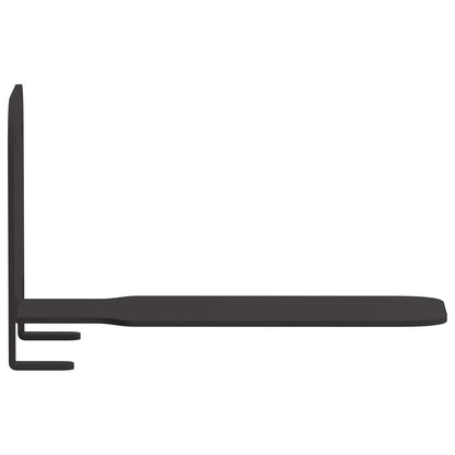 Drijvende plank met plank 24 pcs Zwart 6 x 10,8 x 6,6 cm