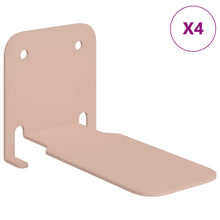 Drijvende plank met plank 4 pcs Roze 6 x 10,8 x 6,6 cm
