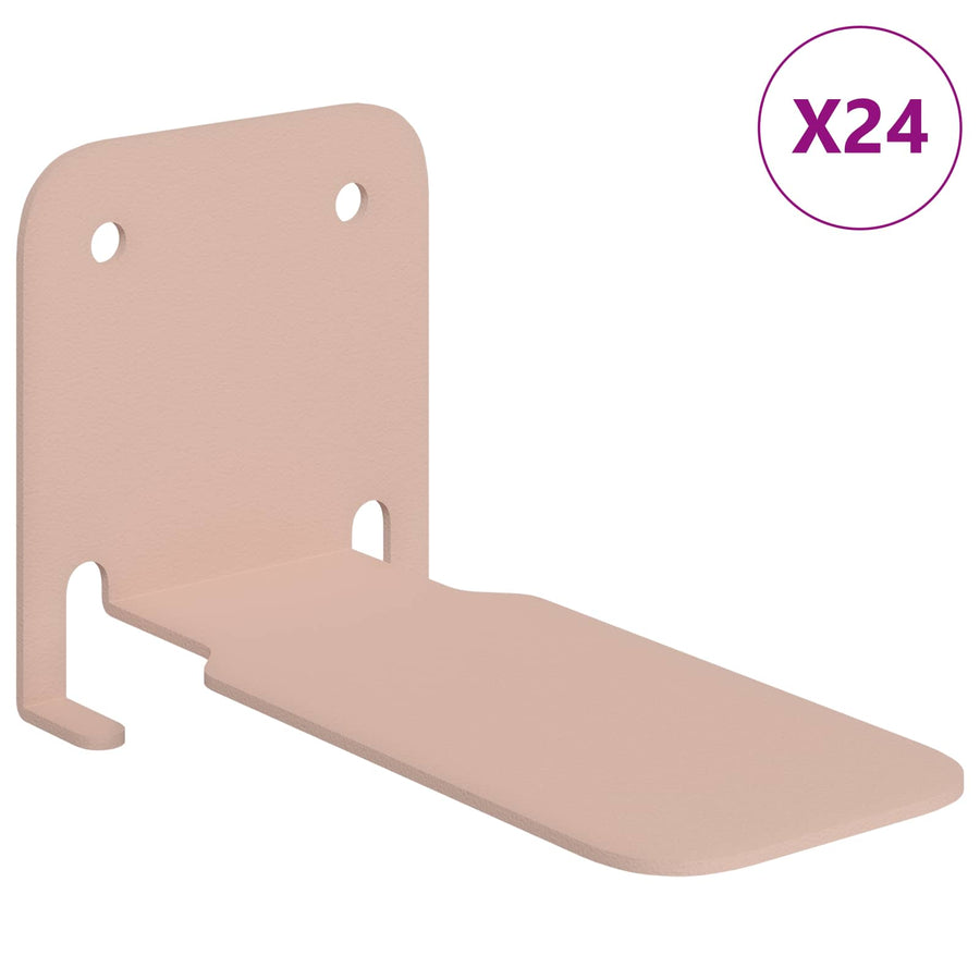 Drijvende plank met plank 24 pcs Roze 6 x 10,8 x 6,6 cm