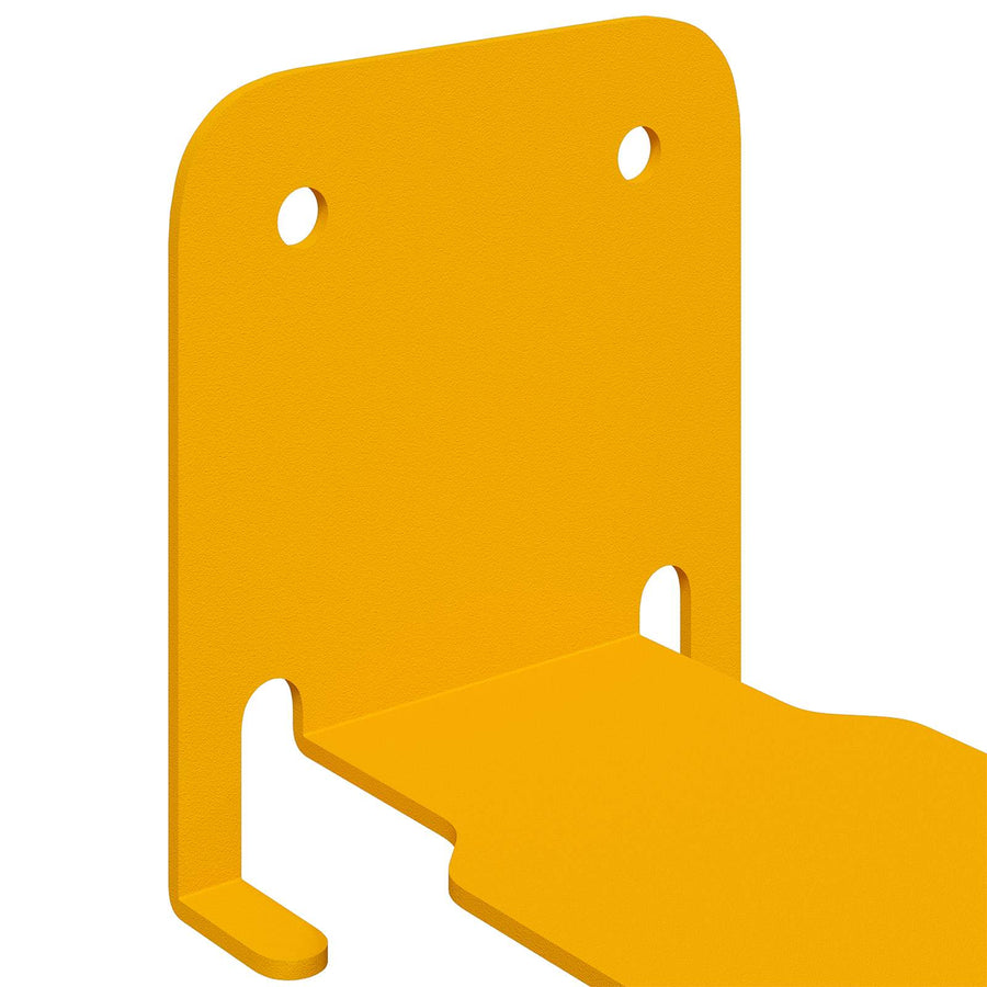 Drijvende plank met plank 4 pcs Mosterdgeel 6 x 10,8 x 6,6 cm