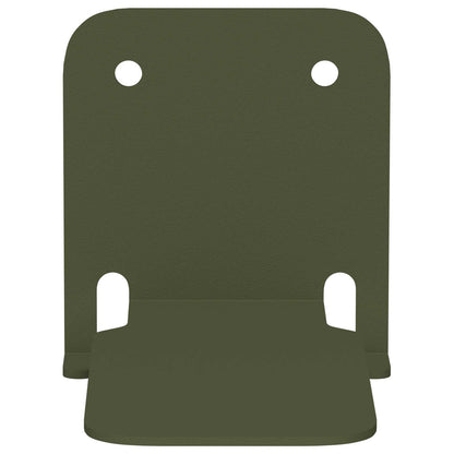 Drijvende plank met plank 8 pcs Olijf Groen 6 x 10,8 x 6,6 cm