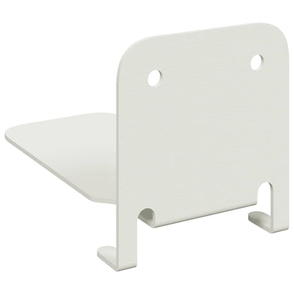 Drijvende plank met plank 8 pcs Wit 6 x 10,8 x 6,6 cm