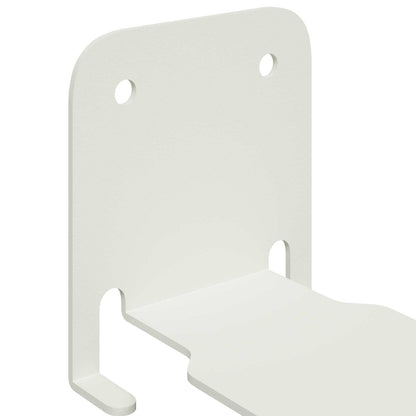 Drijvende plank met plank 24 pcs Wit 6 x 10,8 x 6,6 cm