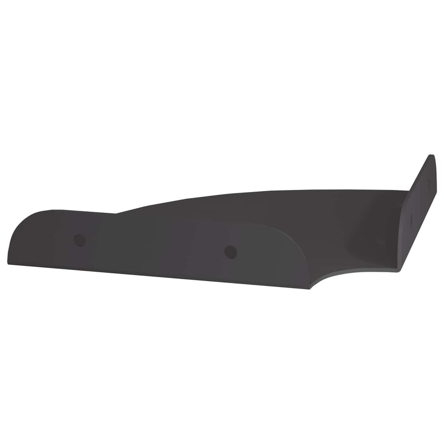 Drijvende plank met plank met opslag 2 pcs Zwart 15 x 15 x 2 cm