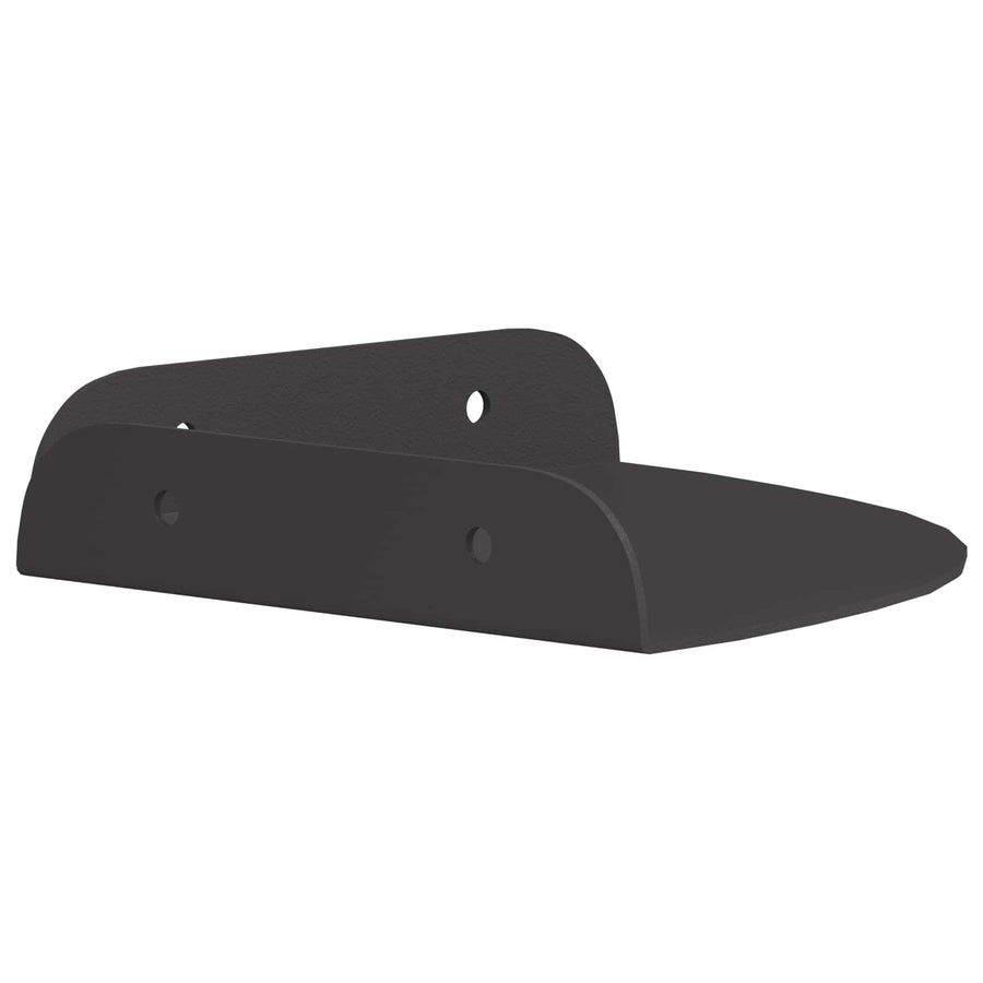 Drijvende plank met plank met opslag 2 pcs Zwart 15 x 15 x 2 cm