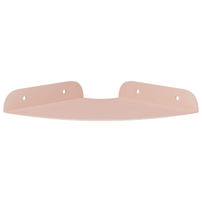 Drijvende plank met plank met opslag 2 pcs Roze 15 x 15 x 2 cm