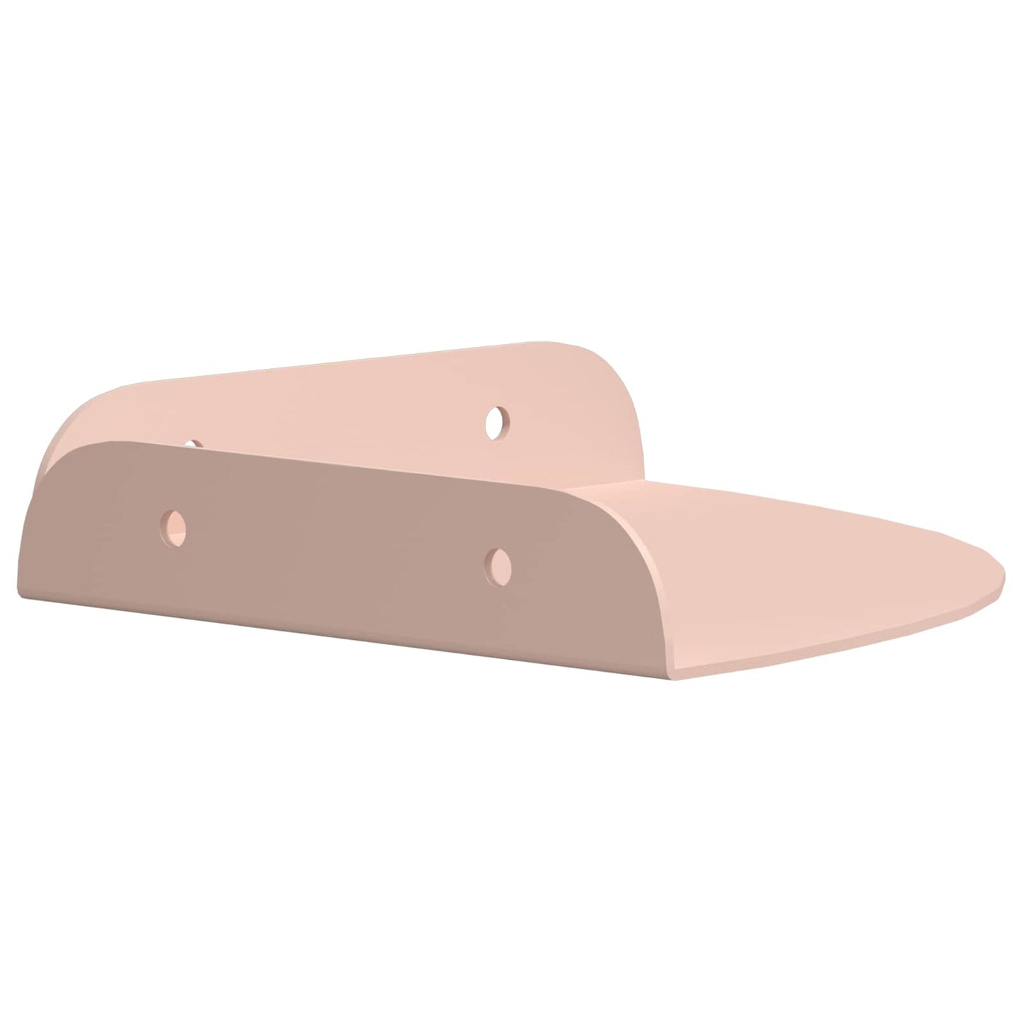 Drijvende plank met plank met opslag 2 pcs Roze 15 x 15 x 2 cm