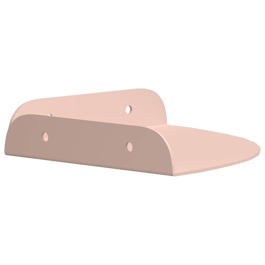 Drijvende plank met plank met opslag 2 pcs Roze 15 x 15 x 2 cm