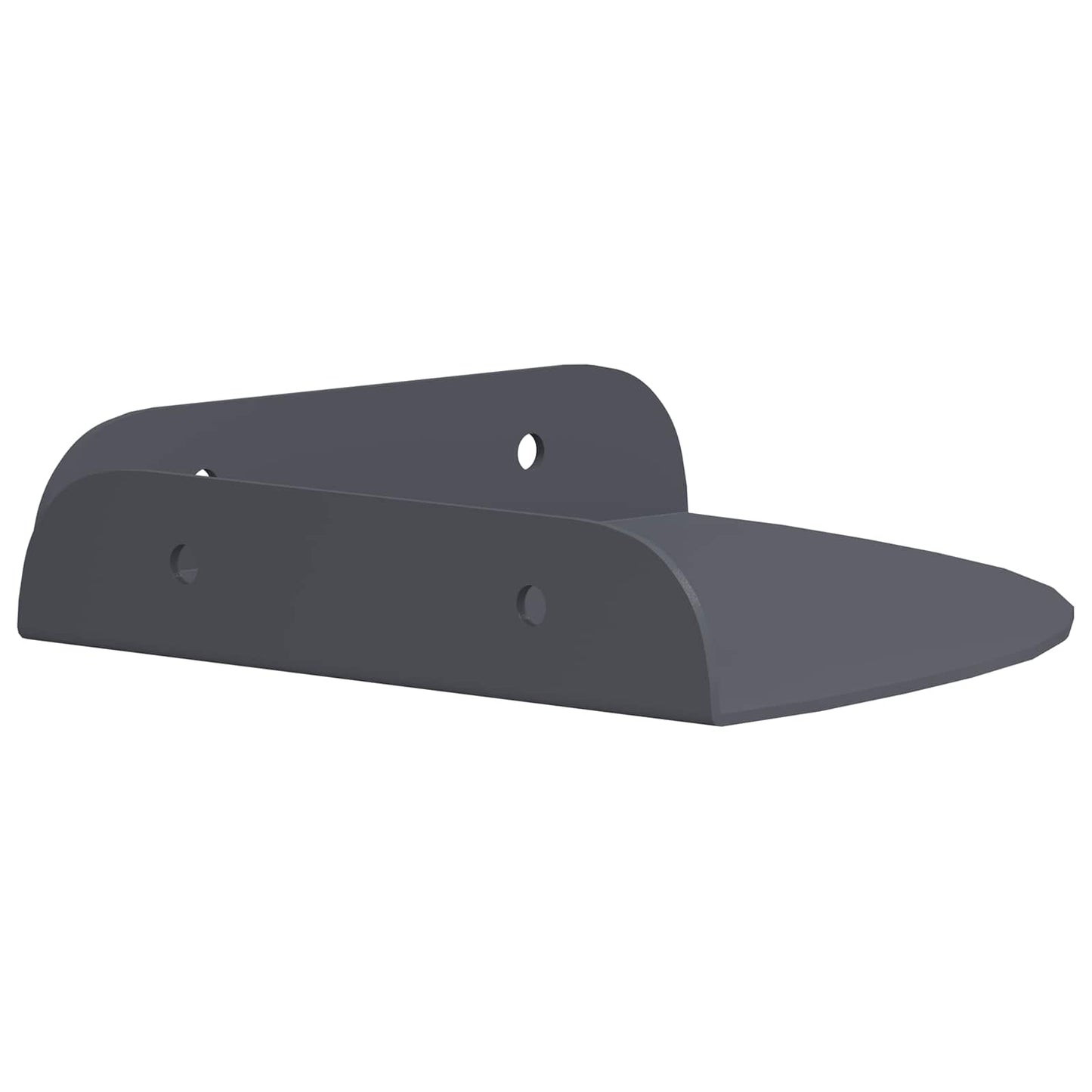 Drijvende plank met plank 4 pcs Antraciet 15 x 15 x 2 cm