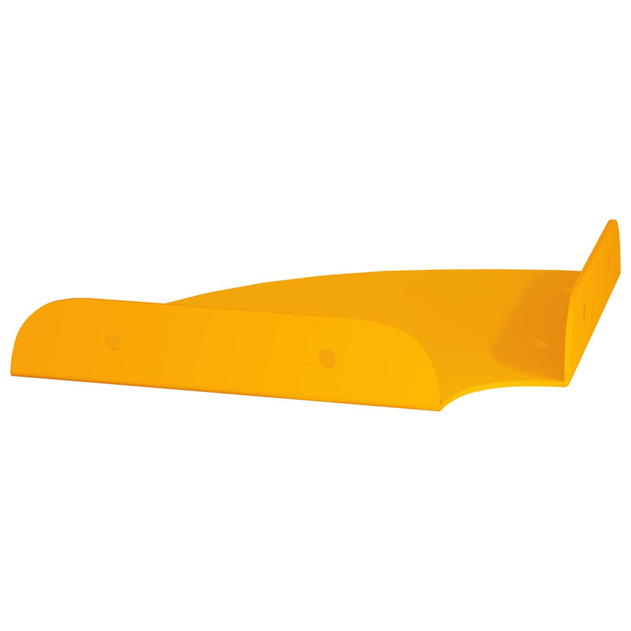 Drijvende plank met plank 2 pcs Mosterdgeel 15 x 15 x 2 cm