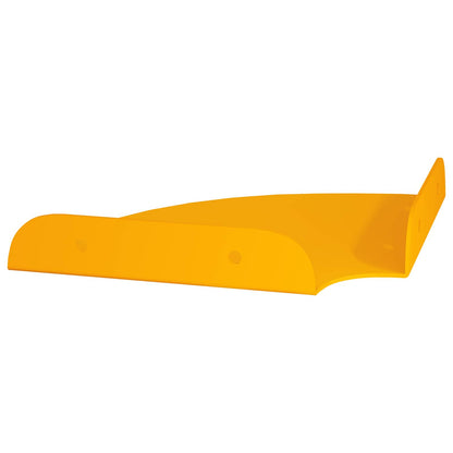 Drijvende plank met plank 4 pcs Mosterdgeel 15 x 15 x 2 cm