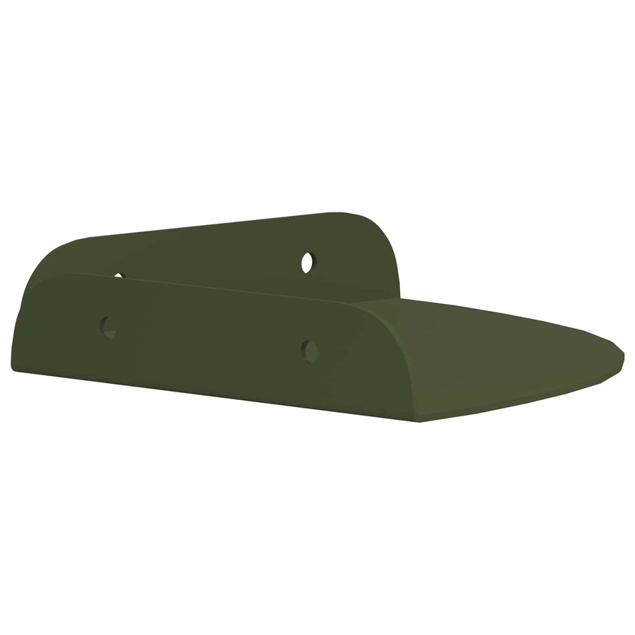 Drijvende plank met plank 4 pcs Olijf Groen 15 x 15 x 2 cm