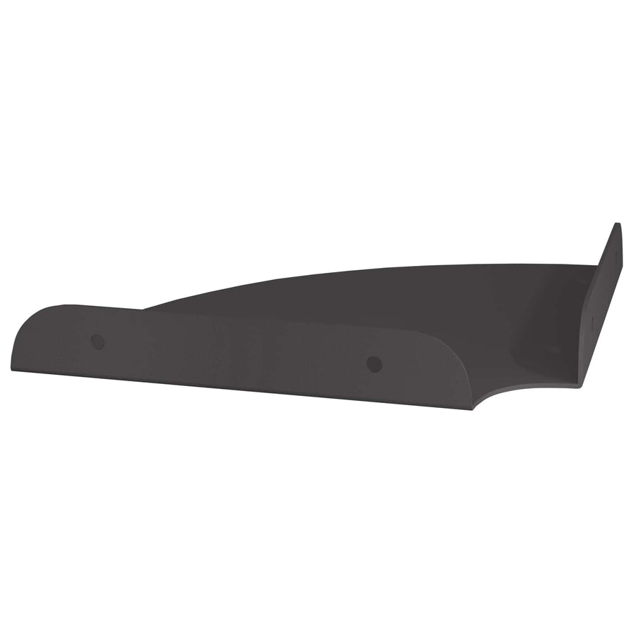 Drijvende plank met plank met opslag 2 pcs Zwart 18 x 18 x 2 cm