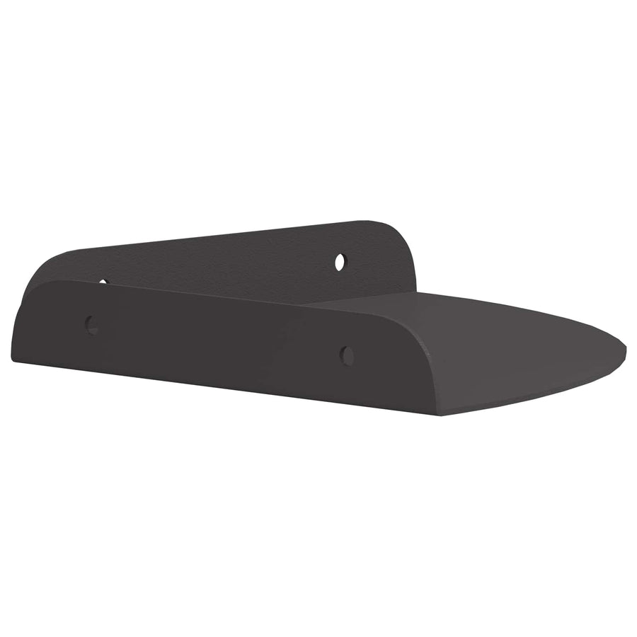 Drijvende plank met plank met opslag 2 pcs Zwart 18 x 18 x 2 cm