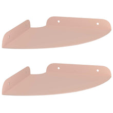 Drijvende plank met plank met opslag 2 pcs Roze 18 x 18 x 2 cm