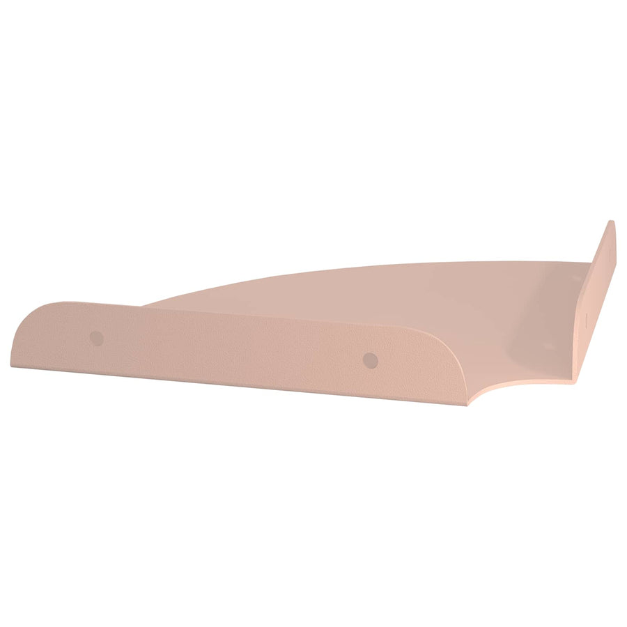 Drijvende plank met plank met opslag 2 pcs Roze 18 x 18 x 2 cm