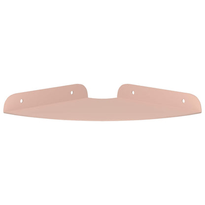 Drijvende plank met plank met opslag 2 pcs Roze 18 x 18 x 2 cm