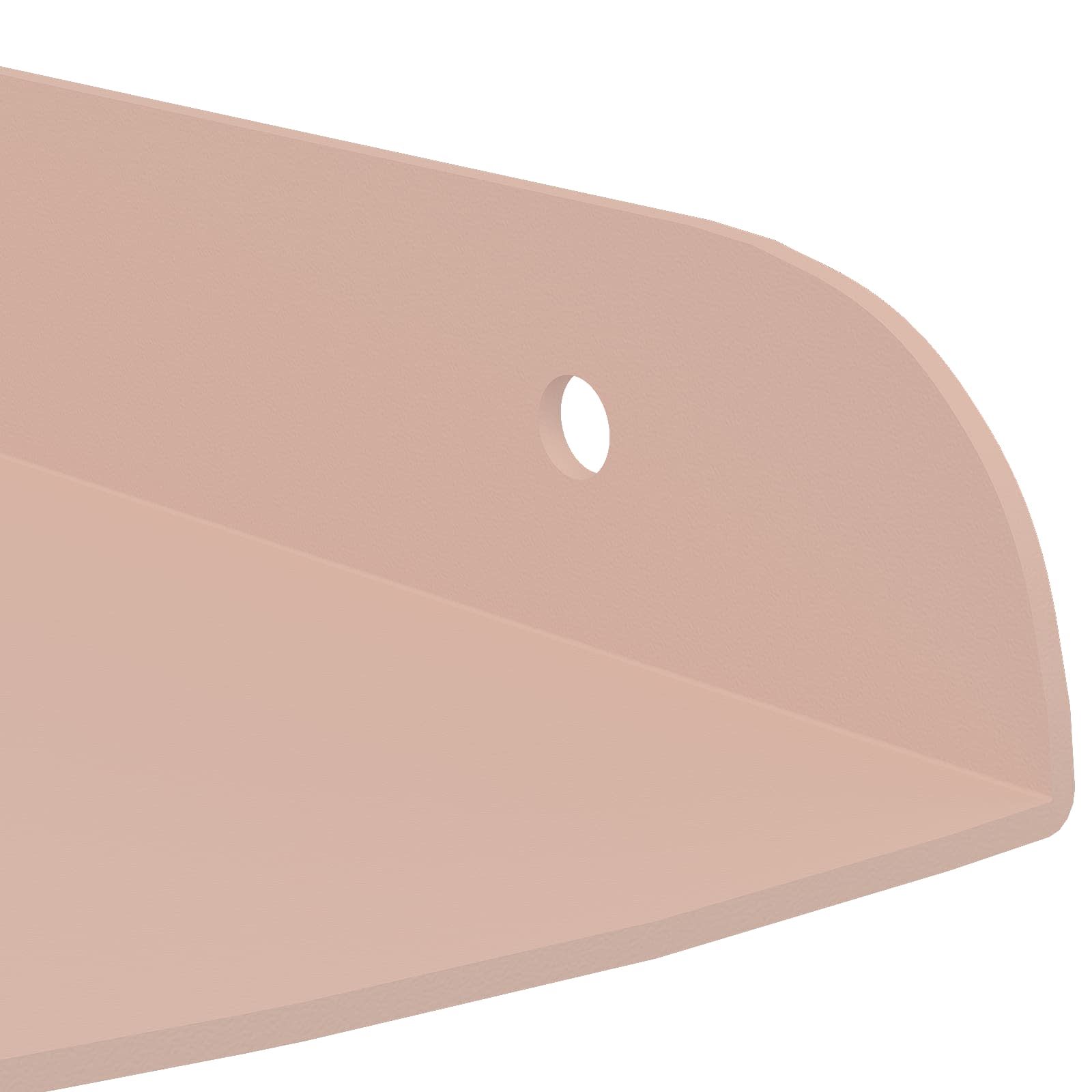 Drijvende plank met plank met opslag 4 pcs Roze 18 x 18 x 2 cm