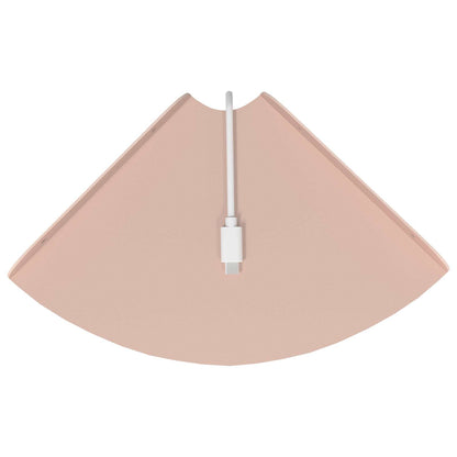 Drijvende plank met plank met opslag 4 pcs Roze 18 x 18 x 2 cm