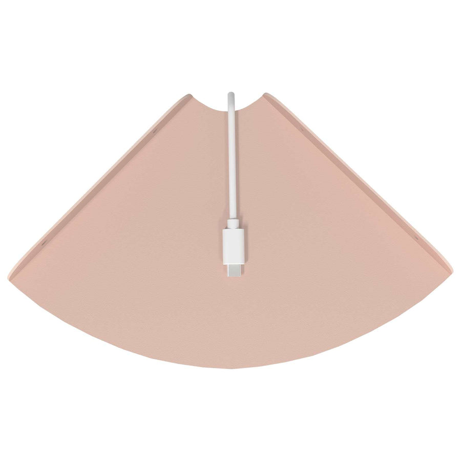 Drijvende plank met plank met opslag 4 pcs Roze 18 x 18 x 2 cm