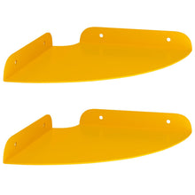 Drijvende plank met plank 2 pcs Mosterdgeel 18 x 18 x 2 cm