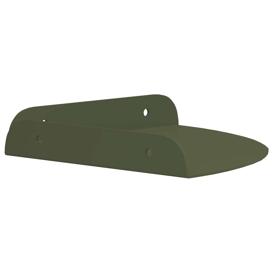 Drijvende plank met plank 2 pcs Olijf Groen 18 x 18 x 2 cm