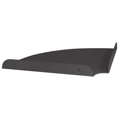 Drijvende plank met plank met opslag 4 pcs Zwart 24 x 24 x 2 cm