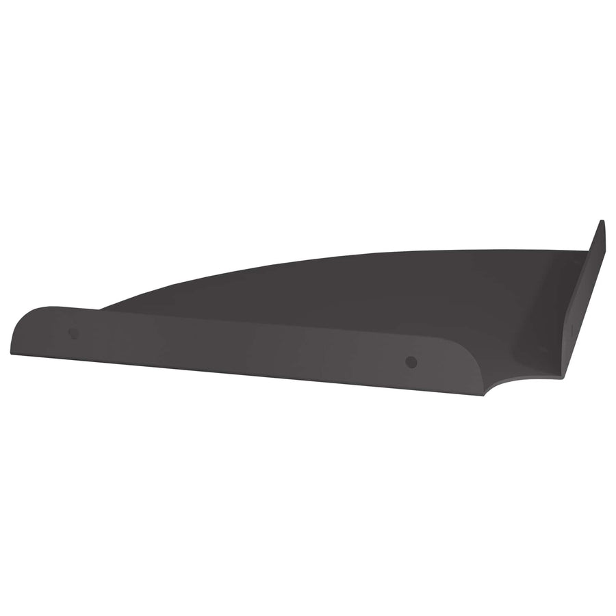 Drijvende plank met plank met opslag 4 pcs Zwart 24 x 24 x 2 cm