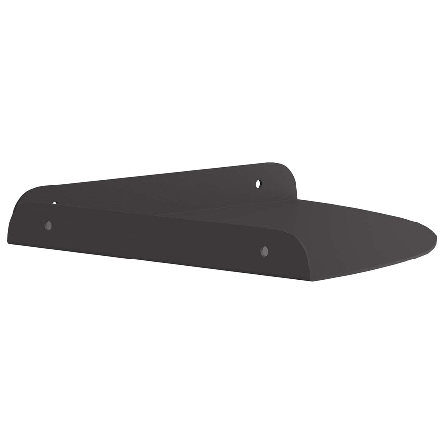 Drijvende plank met plank met opslag 4 pcs Zwart 24 x 24 x 2 cm