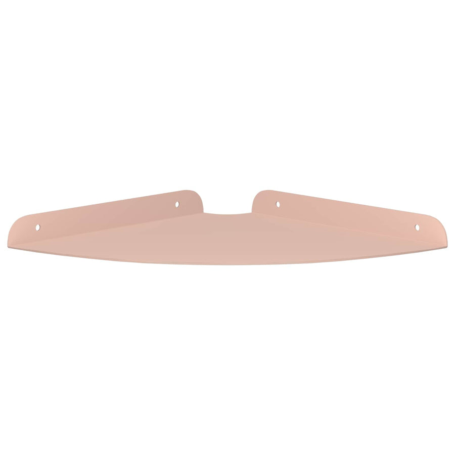 Drijvende plank met plank met opslag 4 pcs Roze 24 x 24 x 2 cm