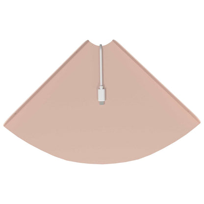 Drijvende plank met plank met opslag 4 pcs Roze 24 x 24 x 2 cm
