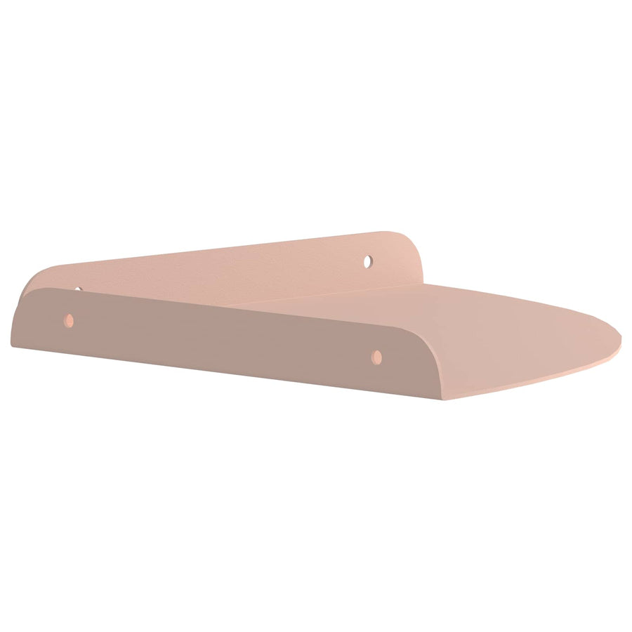 Drijvende plank met plank met opslag 4 pcs Roze 24 x 24 x 2 cm