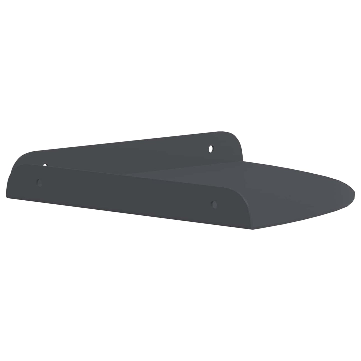Drijvende plank met plank 2 pcs Antraciet 24 x 24 x 2 cm