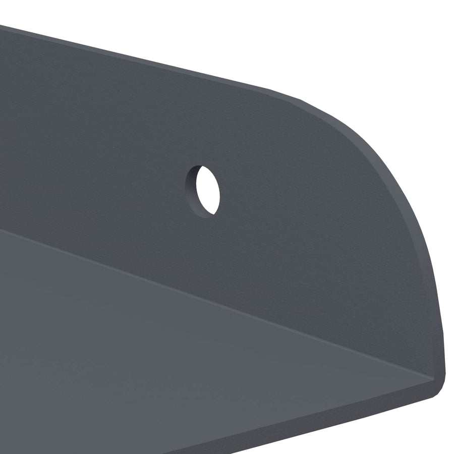 Drijvende plank met plank 4 pcs Antraciet 24 x 24 x 2,3 cm