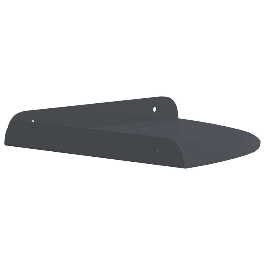 Drijvende plank met plank 4 pcs Antraciet 24 x 24 x 2,3 cm