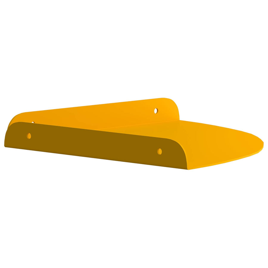 Drijvende plank met plank 2 pcs Mosterdgeel 24 x 24 x 2 cm