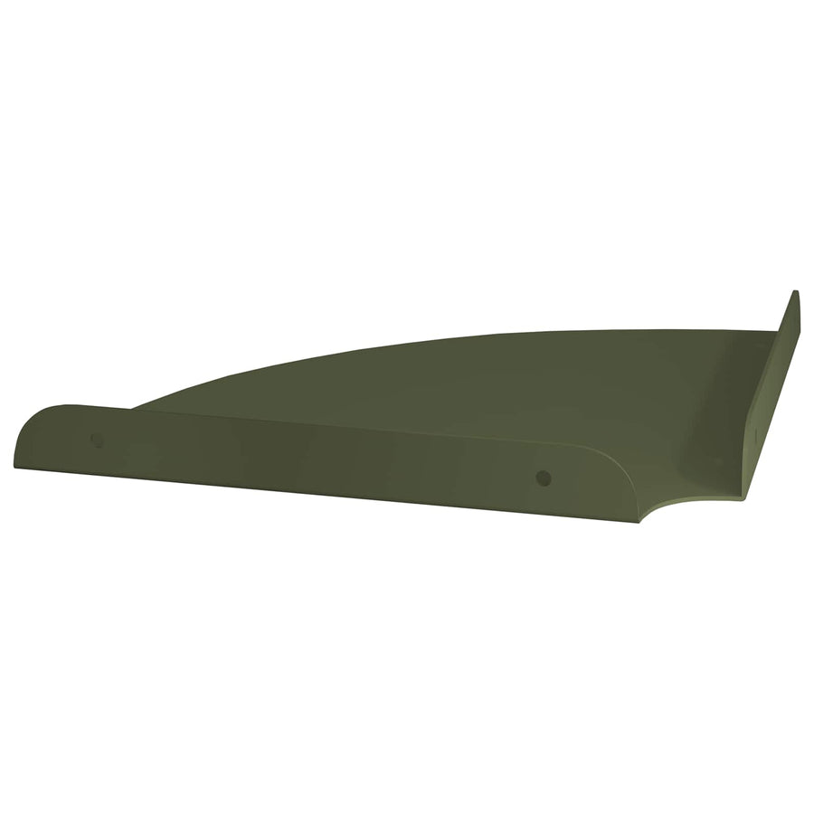 Drijvende plank met plank 2 pcs Olijf Groen 24 x 24 x 2 cm