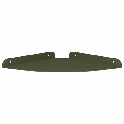 Drijvende plank met plank 2 pcs Olijf Groen 24 x 24 x 2 cm