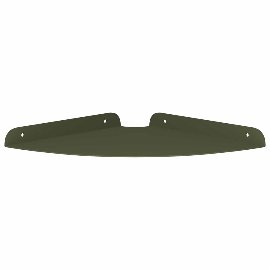 Drijvende plank met plank 2 pcs Olijf Groen 24 x 24 x 2 cm