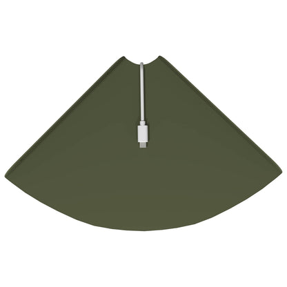 Drijvende plank met plank 2 pcs Olijf Groen 24 x 24 x 2 cm