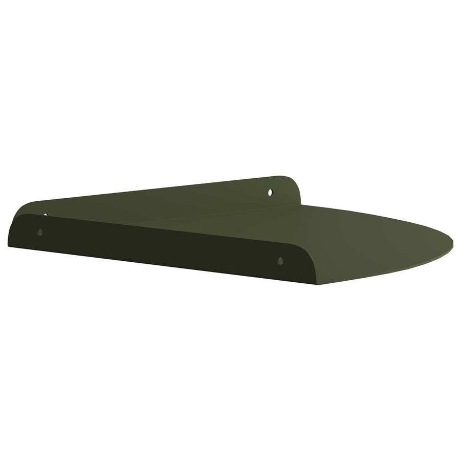 Drijvende plank met plank 2 pcs Olijf Groen 24 x 24 x 2 cm
