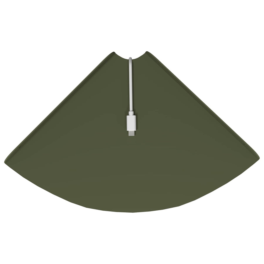 Drijvende plank met plank 4 pcs Olijf Groen 24 x 24 x 2 cm