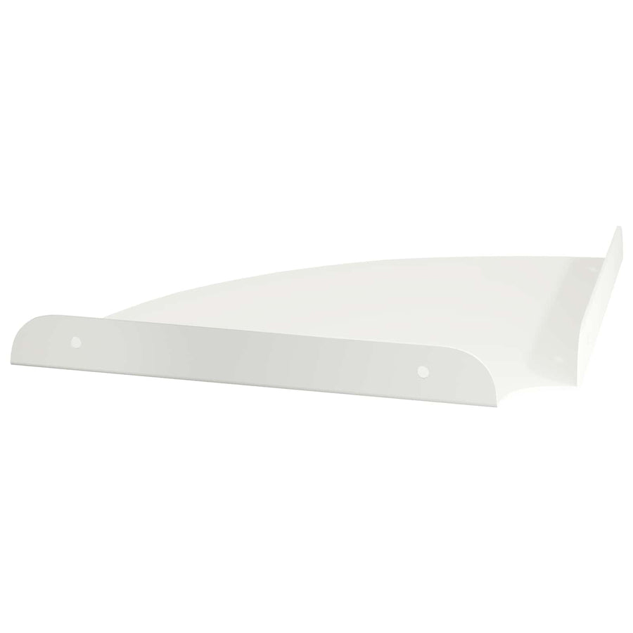 Drijvende plank met plank met opslag 4 pcs Wit 24 x 24 x 2 cm