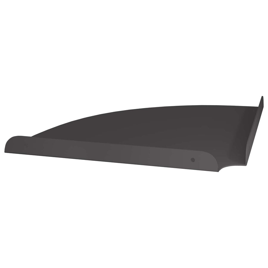 Drijvende plank met plank met opslag 4 pcs Zwart 30 x 30 x 2 cm