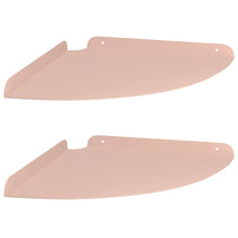 Drijvende plank met plank met opslag 2 pcs Roze 30 x 30 x 2 cm