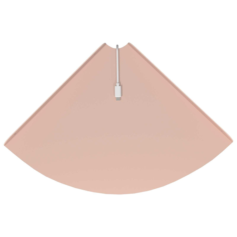 Drijvende plank met plank met opslag 2 pcs Roze 30 x 30 x 2 cm