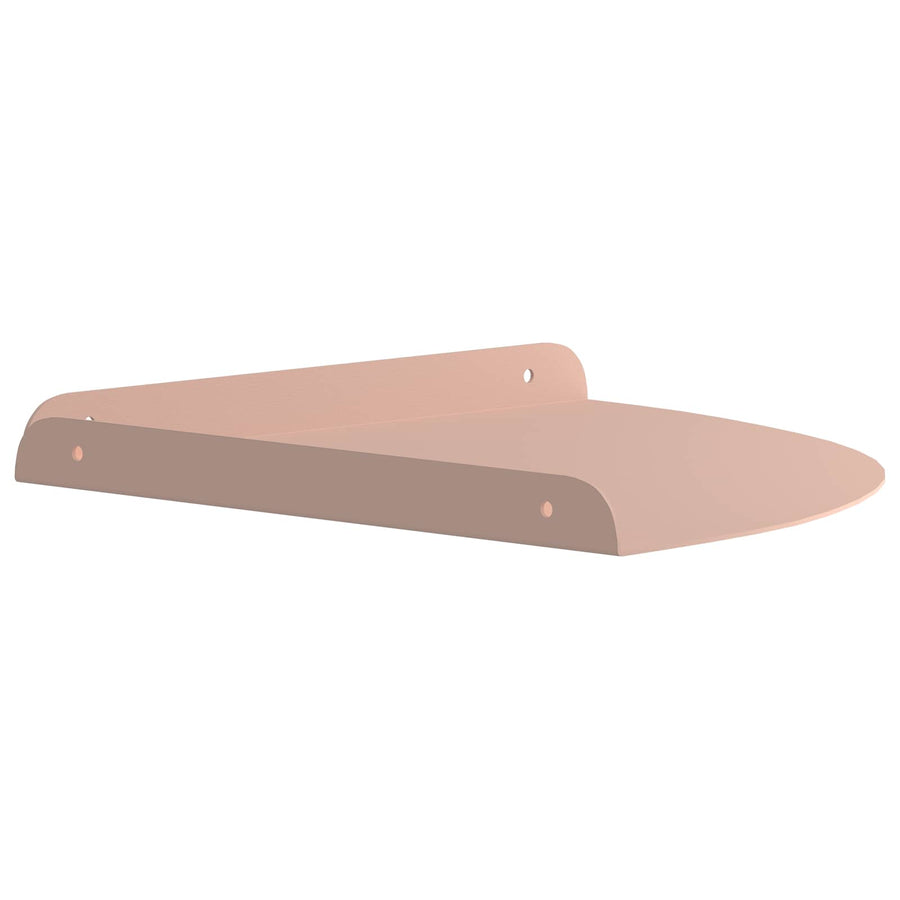 Drijvende plank met plank met opslag 2 pcs Roze 30 x 30 x 2 cm